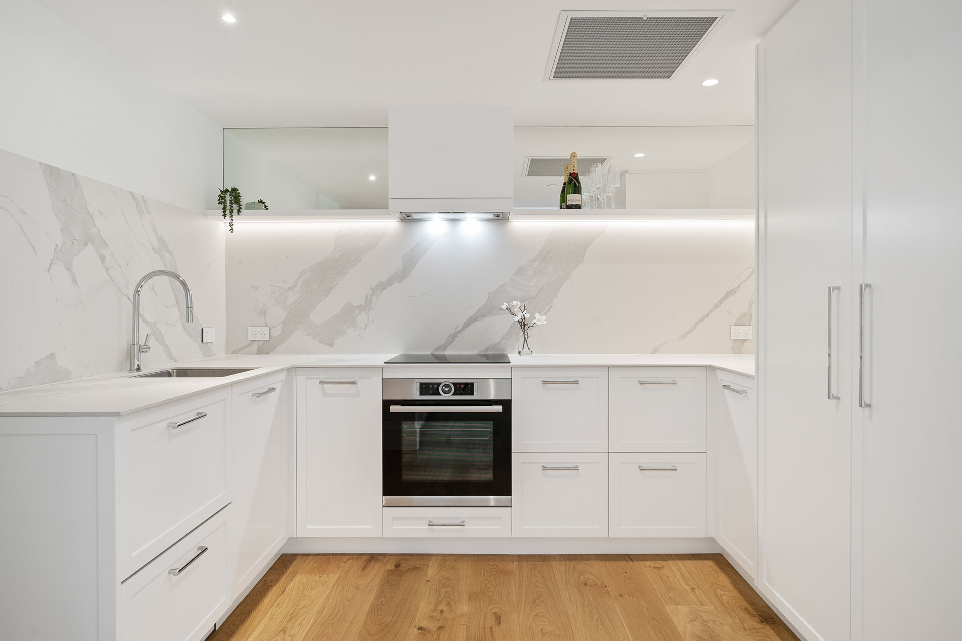 Brisbane Apartment Makeover Kitchen Storage Solution